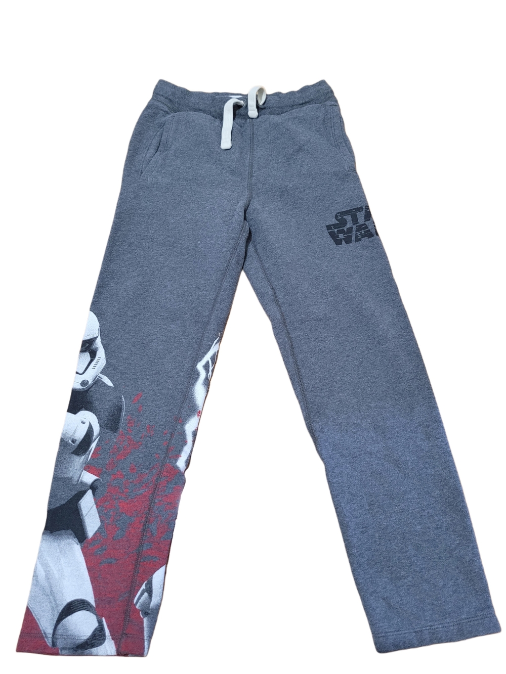 Star Wars Boys Gray Joggers with Stormtrooper & Red Accent